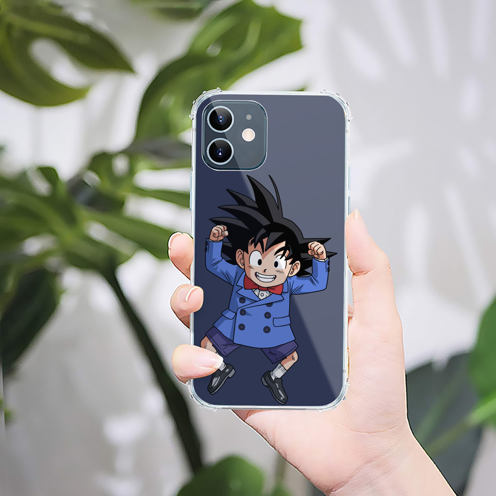 （画像用） ドラゴンボール 孫悟空（そん ごくう）Son Goku カカロット DRAGON BALL Kakarotto 【iPhone 12シリーズ対応】透明スマホケース（クリアソフトケース）
